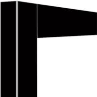 Diamond Deco Knooppunt 2x530Lt. Zwart Mat - DE53-U-NR/N