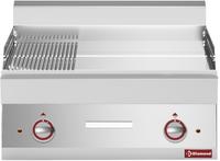 Elektrische Braadplaat 2/3 Glad En 1/3 Gegroefd -Top- Verchroomd - Diamond E65/PMCD7T-N