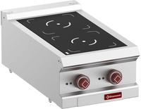 Elektrisch Fornuis - 2 Inductiezones - Top - - Diamond E7/2ID4T-N