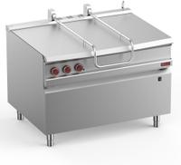 Diamond Elektrische Kantelbare Braadpan RVS Kuip 120 Liter op Meubel - E9/BRI12-N