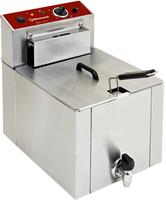 Elektrische friteuse tafelmodel | 12 liter | Met aftapkraan | F12TR/SP | Diamond