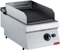 Lavasteengrill op gas | Rooster in gietijzer | 1/2 Model | 1700 line | G17/GPL4T-NG | Diamond