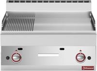 Bakplaat Gas 2/3 Vlak - 1/3 Geribf -Top- - Diamond G65/PM7T-N