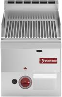 Braadplaat Op Gas Met Geribde Plaat -Top- - Diamond G60/PR3T-N