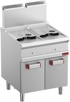 Gasfriteuse 2 Kuipen 14 Liter Op Kast - Diamond G7/F28A7-N