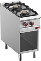 Gasfornuis Met 2 Branders - Open Kast - Diamond G9/2BA4-N