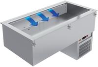 Element met Gekoelde Kuip, Geventileerd - 4x GN1/1 - Diamond IN/RCX15-R9V