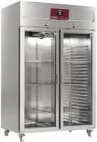 Vrieskast Geforceerd 1400 Liter - 2 Glazen Deuren GN 2/1 - Op Wielen - Diamond IE140/R9G