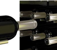 Diamond Achtergrond vitrine met spiegel (Dibond) | OP12