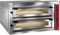 Diamond Elektrische Pizza-Oven "extra Large", 2x 9 Pizza's 350mm - FULL Vuurvaste Steen - LFD-18L-LX