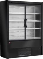 Diamond Gekoeld Wandmeubel, Zwenkdeuren - ZWART - MD15/B5-R2B