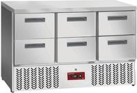 Diamond Koelwerkbank 6x 1/2 Laden GN 1/1 - SA36/C6