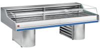 Gekoelde Vitrine Toonbank 150cm | Lage ruit ''zelfservice'' | Diamond | SG15BS/B1-R2