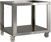 Imitatie RVS Steun Voor 2x Gl6/35-D, Wielen, 2 Met Rem, Diamond SGL12/35-D