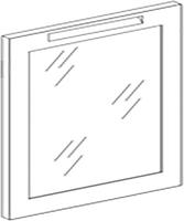 Diamond Steun voor gebogen schap voor eilandelement | SVC