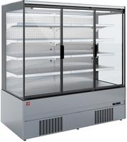 Diamond Gekoeld Wandmeubel, Zelfbediening, Klapdeuren - FULL INOX - QML25-HX