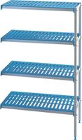 Diamond Hoekrek in geanodiseerd aluminium 4 niveau's "Modular Rack" | RAA/114-4/EF