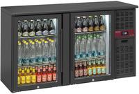 Diamond Flessenkoeler 2 Glazen Deuren, 320 Liters, Verstelbare Poten - RLB2-2G