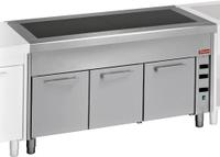 Diamond Vitro-keramisch element op warmkast 4x GN 1/1 | S80/VC15