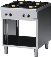 Diverso By Diamond Fornuis met 4 Branders, op Open Kast - WR-4B07-64