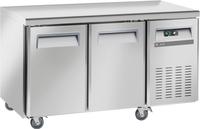 Diverso By Diamond Koelwerkbank, Geventileerd, GN 1/1, op Wielen, 2 met Remmen - WR-GTN2-2N