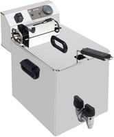 Diverso By Diamond Elektrische Friteuse Tafelmodel 10 Liter + Aftapkraan - WR-EF10-S1