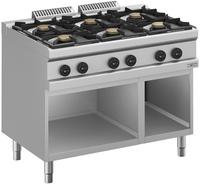 Diverso By Diamond Gasfornuis 6 Branders, op Open Kast - WR-G6BA-A2