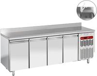 Diamond Geforceerde Koelwerkbank "muraal", 4 Deuren Gn 1/1, Met Spoelbak - TG4N/HA-R2EV