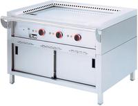 Diamond Elektrische "Teppanyaki" plaat, 3 zones (3x 4,7 kW), op kast | TPE3-15