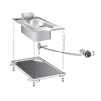 Gastro-Inox "drop-In" Friteuse 10 Liter, 40 Cm, 5kw, Gastro-Inox 160.513