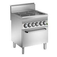 Mareno M1-600 Keramische Kookplaat met 4 Kookzones en Heteluchtoven,70cm - V6FEV7EP