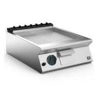 Gastro-Inox 700 Hp Gasbakplaat Met 2/3 Gladde En 1/3 Geribbeldde Roestvrijstalen Plaat, 60cm, Gastro-Inox 170.100