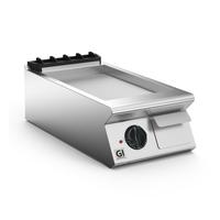 Gastro-Inox 700 Hp Elektrische Bakplaat Met Geribbelde Stalen Plaat, 40cm, Gastro-Inox 170.136