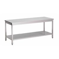 Gastro-Inox RVS Werktafel Met Onderblad, 1400(l)x700(d)x850(h)mm, Gastro-Inox 311.108