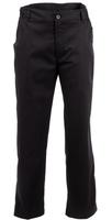 Chef Works Executive unisex koksbroek visgraat zwart L | A674-L