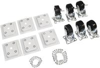 Polar Standaard en Geremde Wielen Inclusief Bevestigingen voor Vriezers (Set van 6) - AJ450