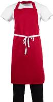 Whites Halterschort Polyester-Katoen Rood, Whites Chefs Clothing BB466