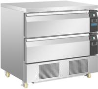 Polar U-serie compacte vriezer 2 lades 4x GN 1/1 | DA996
