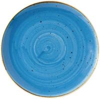 Churchill Stonecast Cornflower Blue Coupe Bord 21.7 cm Pak van 12 - DF766