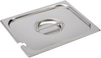 Gastro M RVS gastronorm deksel GN1/2 met lepeluitsparing | DR496