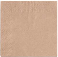 Vegware composteerbare ongebleekte cocktailservetten 24cm | DW629