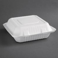 Fiesta Green Composteerbare Bagasse Voedseldozen (200 Stuks), Fiesta Green FC527