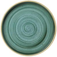 Churchill Stonecast Samphire Green Bord met Opstaande Rand 22 cm Pak van 6 - FJ915