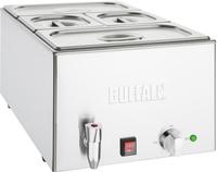 Buffalo Bain Marie Met Kraan En Pannen - FT692