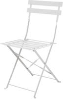 Bolero stalen opklapbare stoelen grijs - 2 stuks - GH551