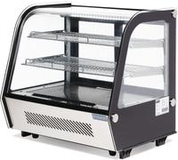 Polar G-Series Energiezuinige Aanrecht Voedsel Display Koelkast Zwart 120Ltr - GP292