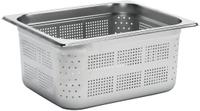 Gastro M | Geperforeerde RVS GN1/2 bak | 15cm hoog | GR731