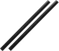 Sier Disposables Refork Rechte Rietje Zwart ø 8 mm / 15cm (doos 100) - HU494