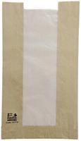 Fiesta Compostable HY776 Fiesta Composteerbare Broodzakken met Glasine Venster 320x180x40mm (stuks 1000)