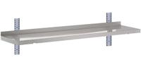 Gastro M HZ753 Gastro-M Complete wandplank 1 niveau 120x40cm - volledige montageset (excl. schroeven)